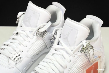 Hyperoad MENS JORDAN RETRO AIR WHITE “PURE 4 MONEY” 1118